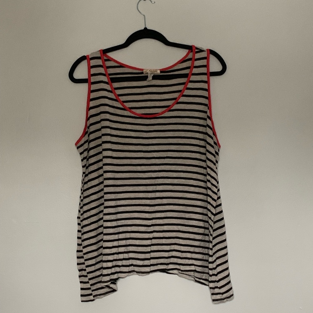 Lavish PLUS | Striped Tank Top